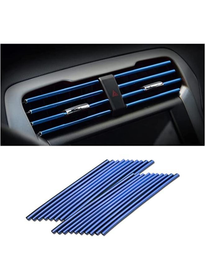 Generic 20 Pieces Car Air Conditioner Decoration Strip for Vent Outlet  - Image 1