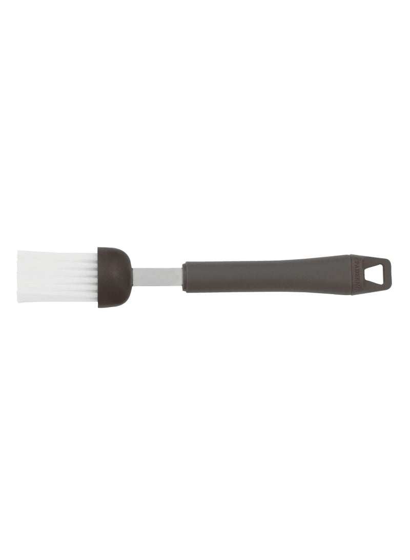 Stainless Steel Pastry Basting Brush with Polypropylene Handle and hanging loop. 22.5cm Length. Dishwasher safe. Italy