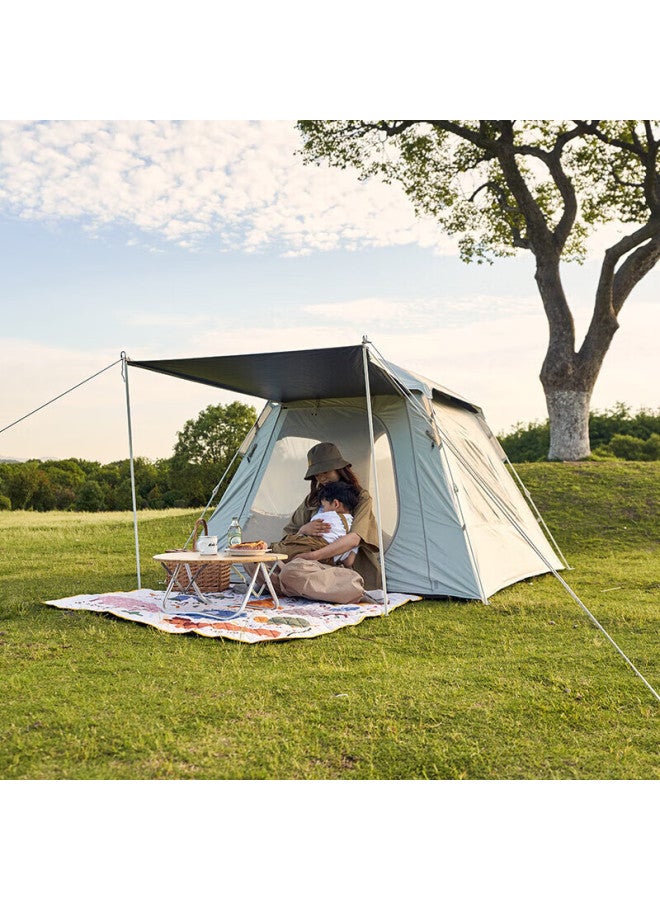 Mobigarden Tent, Outdoor Park Automatic Quick-open Black Rubber Tent Zero-motion Space Version 155 Nx23561029, Beige - Image 1