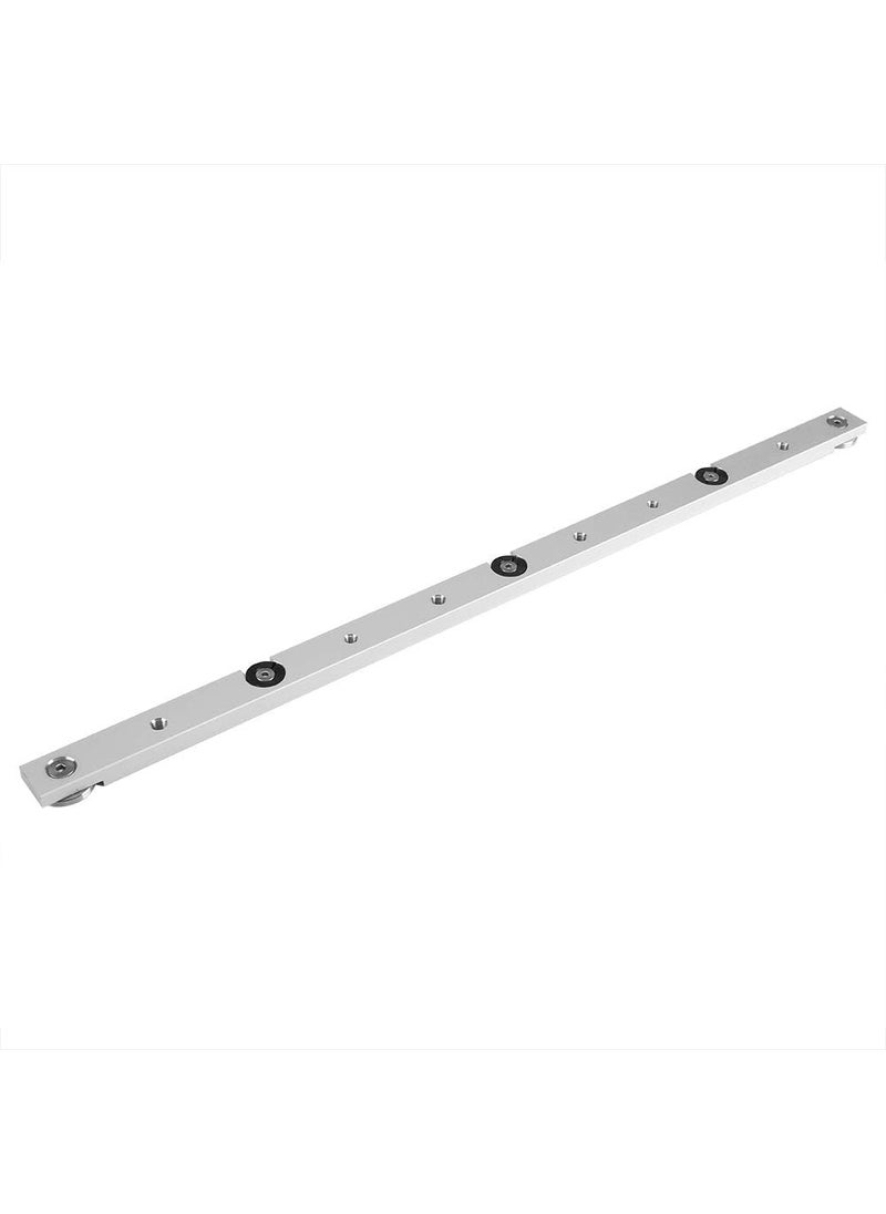 HURRISE Table Saw Miter Gauge Miter Bar Aluminium Alloy Jig Fixture Bar Slider Table Saw Gauge Rod Wood Working Tool In Use 450mm Miter Bar Slider Table Saw Gauge Rod Woodworking Tool  - Image 2