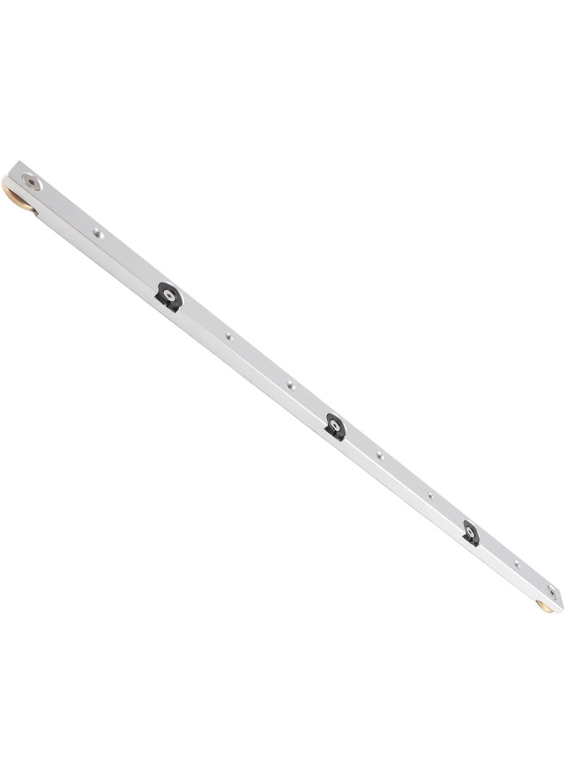 HURRISE Table Saw Miter Gauge Miter Bar Aluminium Alloy Jig Fixture Bar Slider Table Saw Gauge Rod Wood Working Tool In Use 450mm Miter Bar Slider Table Saw Gauge Rod Woodworking Tool  - Image 4
