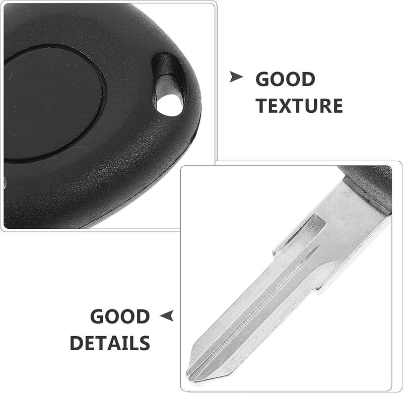 2pcs Single Button Key Fob Cover Replacement for Car Keys Compatible with Renault for Automotive Remote Use - Image 3