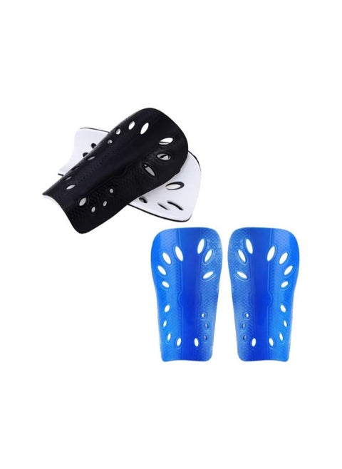 2 Pair Kids shin Guards Perforated Soccer Equipment for Boys and Girls
