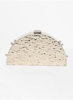 Haute Sauce Solid Push Lock Regular Acrylic Clutch Bag For Women  - Image 5
