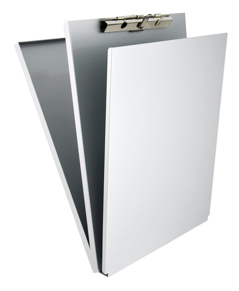 Saunders Recycled Aluminum A-Holder Form Holder – Letter Size Form Holder with Hinged Writing Plate. Office Supplies - Image 1