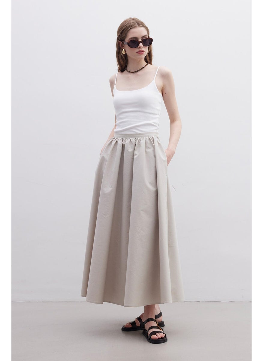 Manuka Flounced Premium Skirt Stone  - Image 4