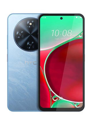 Wildfire E5 Elite Dual SIM 4G upto 18GB* (6+12) RAM 256GB NFC 50MP Camera Light Blue + Nextbot E18 TWS- Middle East Version - view 2