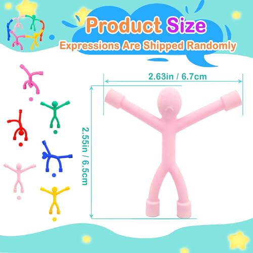 sicitu 12Pcs Magnetic Men for Toddlers Kids Colourful Travel Magnetic People Figures for Airplane Car Fidget Toys Road Trip Sensory Toy Magnet Toys for Office Refrigerator Whiteboard Adults Kids Gifts - Image 5