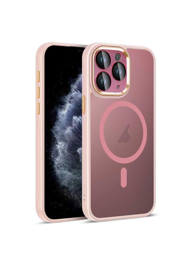 S-TOP Case For iPhone 11 Pro Colorful Armor Lens Film Translucent Skin Feel MagSafe Phone Case - Image 1