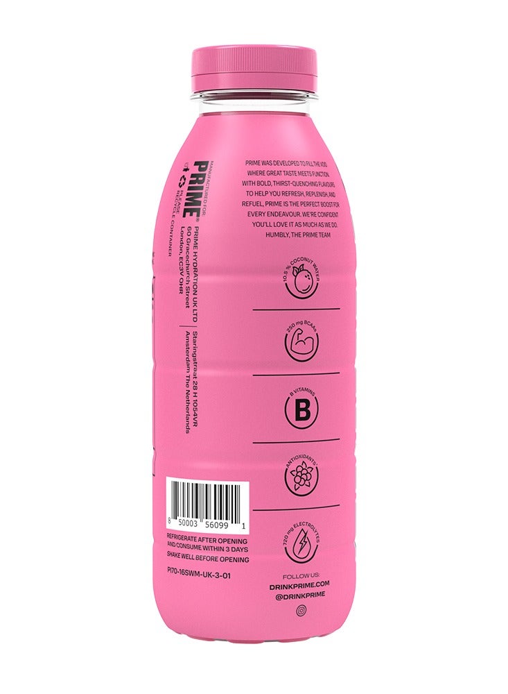 Prime Hydration Strawberry And Watermelon Flavour Hydration Drink - Image 3