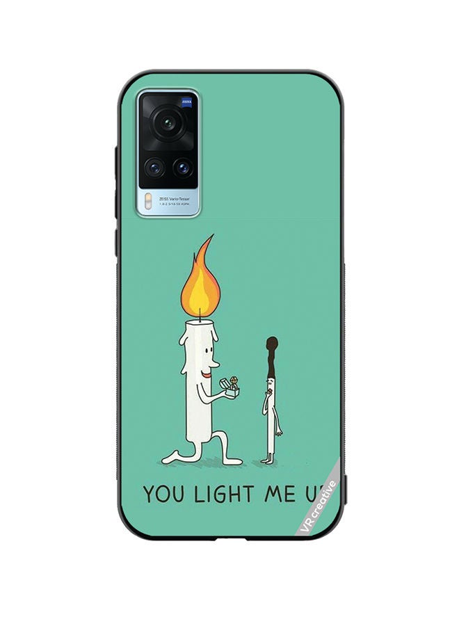 VR CREATIVE Protective Case Cover For Vivo X60 You Light Me Up Design Multicolour - Image 1