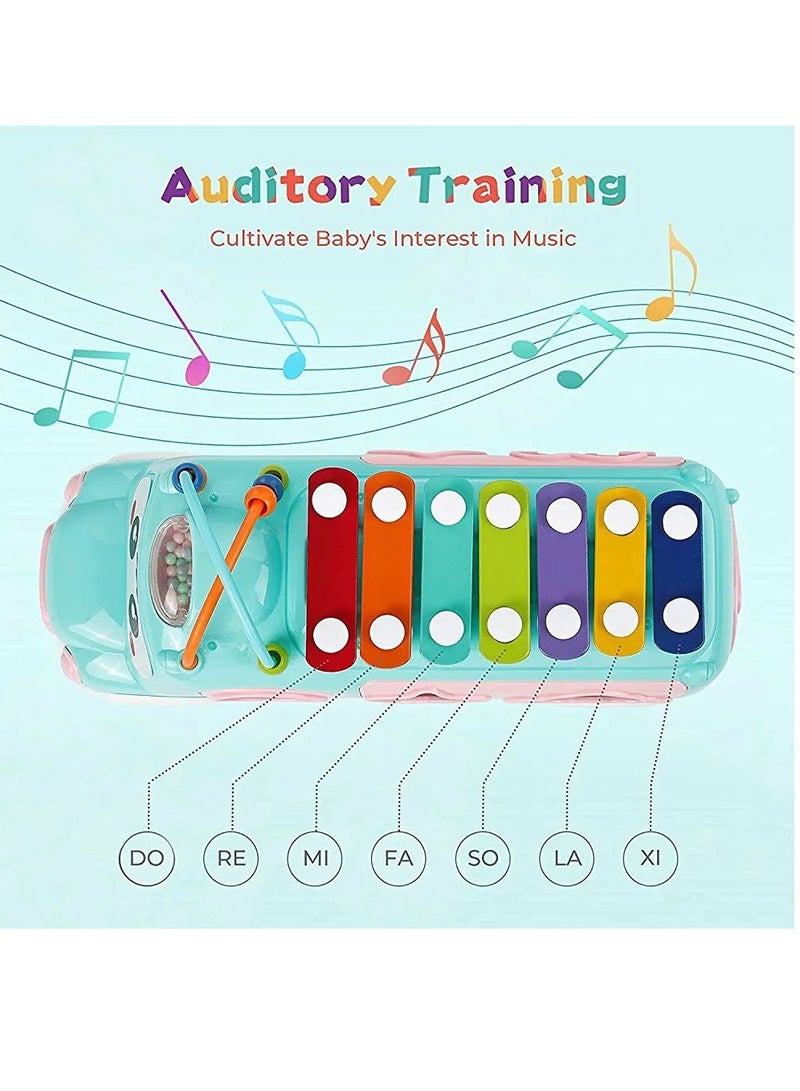 لعبه اتوبيس لتعليم الاطفال الاشكال الهندسيه مع اكسليفون بيانو ٢*١ - Image 2