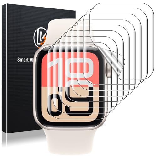 LK 6 Pack for Apple Watch Screen Protector 40mm Apple Watch SE Series 654 Screen Protector AntiScratch SelfHealing Soft TPU Bubble Free HD Transparent Touch Sensitive - Image 1