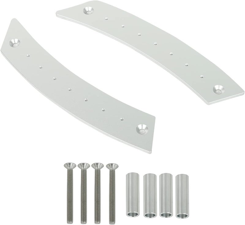 FSBCGT Door Panel Pull Handle Set for VW Beetle 1998-2010 - Silver Aluminum with Screws - Image 5