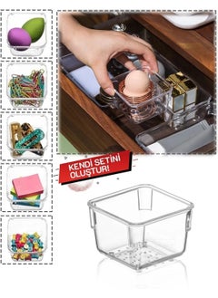 Boz House 3 Modular Drawer Organizers, Makeup Jewelry Organizer  - Image 1