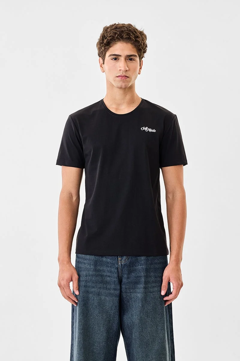 سنيتش تيشيرت بقصة عادية من صنع ذاتي