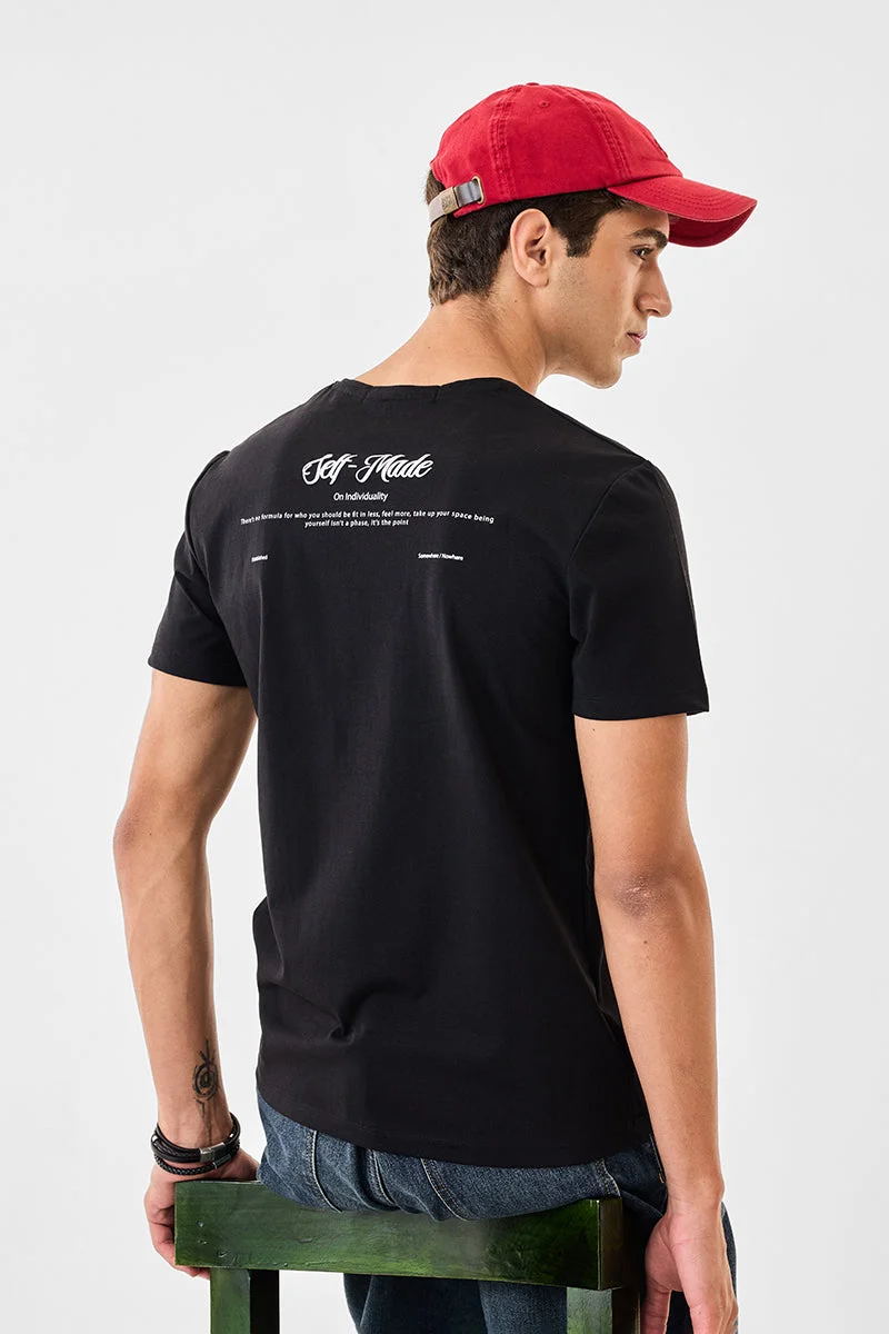 SNITCH Self Made Regular Fit T-Shirt