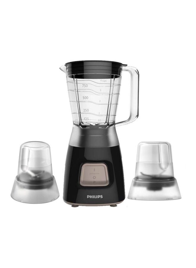 Philips Electric Blender Set 1.25 L 450 W HR2058 Black/Clear - Image 1