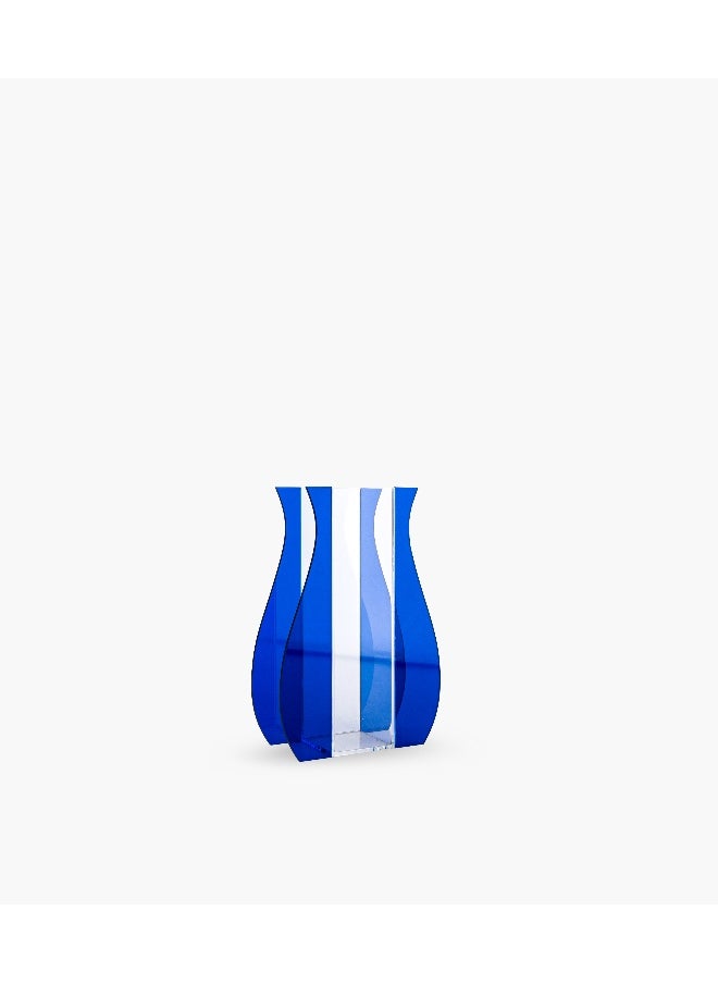 Roomours Oliver Acrylic Vase - Clear & Blue  - Image 4