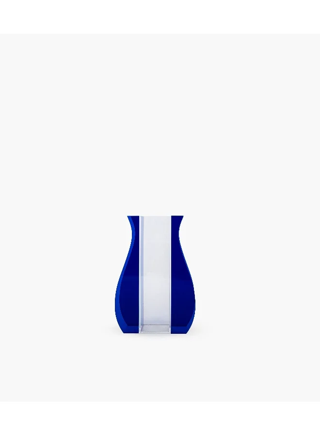 Roomours Oliver Acrylic Vase - Clear & Blue