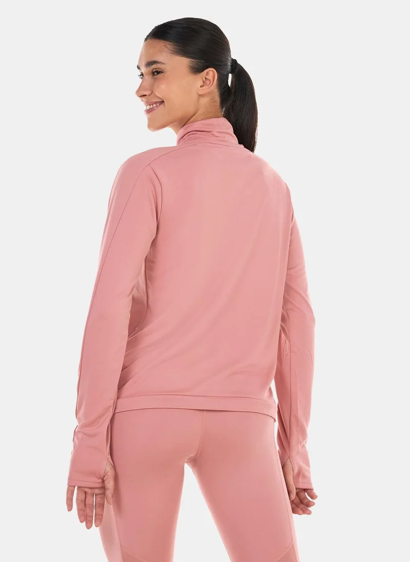 Nike Women's Dri-FIT Swoosh 1/4-Zip Running Top