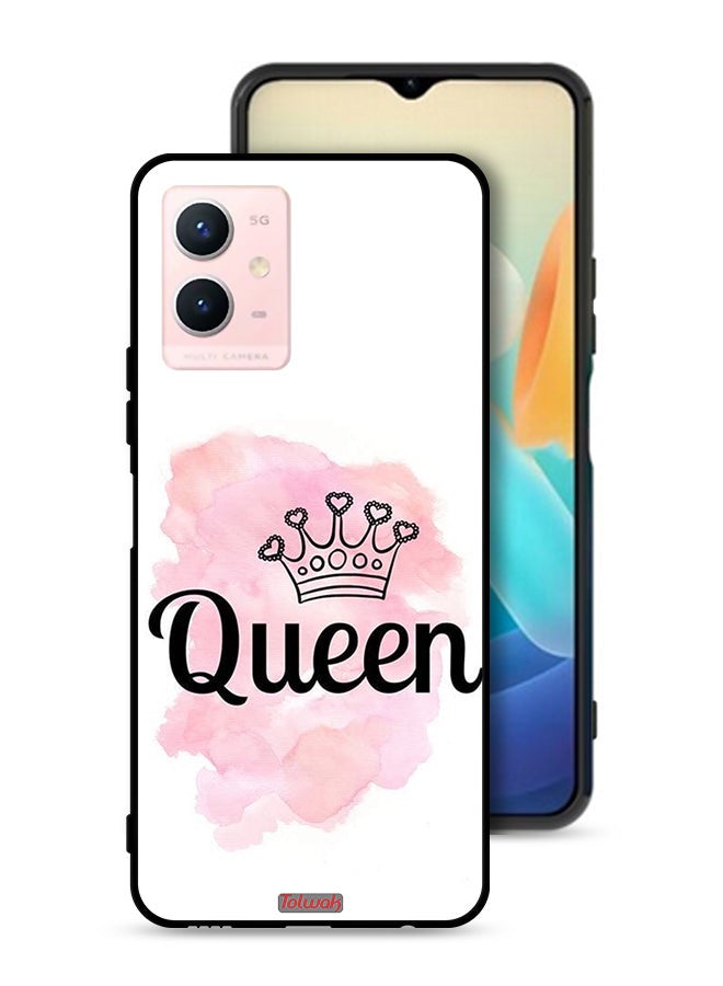 Tolwak Vivo Y33s 5G Protective Case Cover Queen Art - Image 1