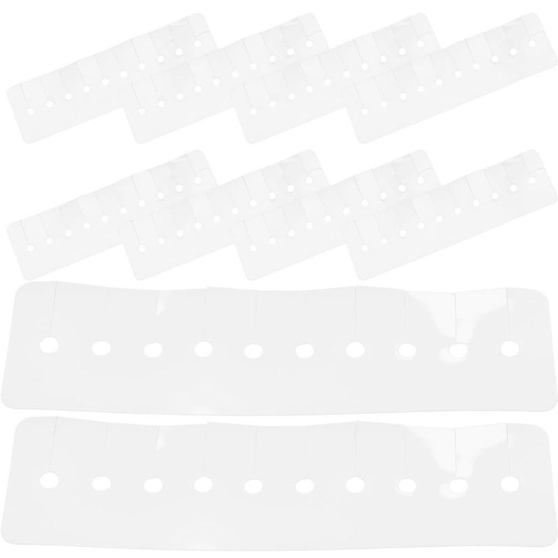 FOMIYES 20pcs Hair Extension Tool Kit with 10-hole Heat Shield Guards Multi-function Weft Hair Extensions Glue Protector Templates Adhesive Application - Image 1