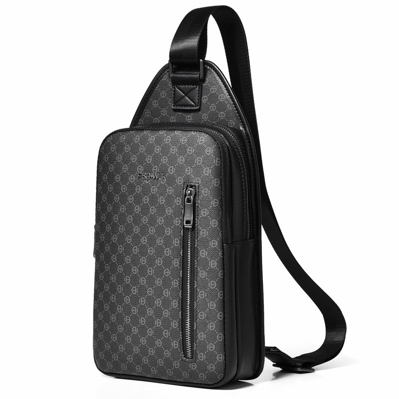 FSD.WG FSD. WG sling Backpack for Men Chest Bag Crossbody Shoulder Bags Travel Hiking Bag Purse for Men with Water Resistant - Image 1