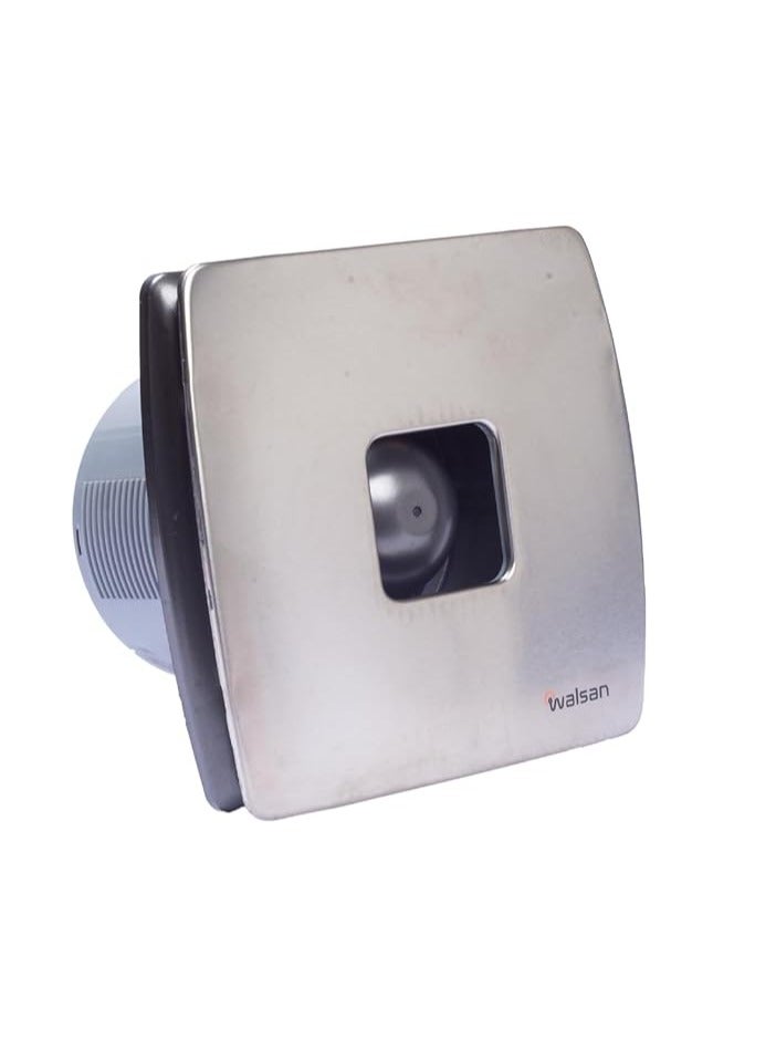 5" (120mm) 12cm Bathroom Exhaust Fan & Extractor - Effective Ventilation & Compact Design Silver - Image 1