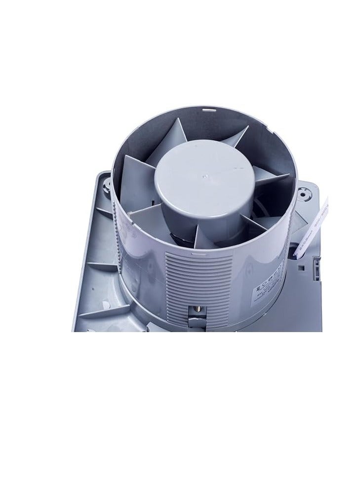 5" (120mm) 12cm Bathroom Exhaust Fan & Extractor - Effective Ventilation & Compact Design Silver - Image 2