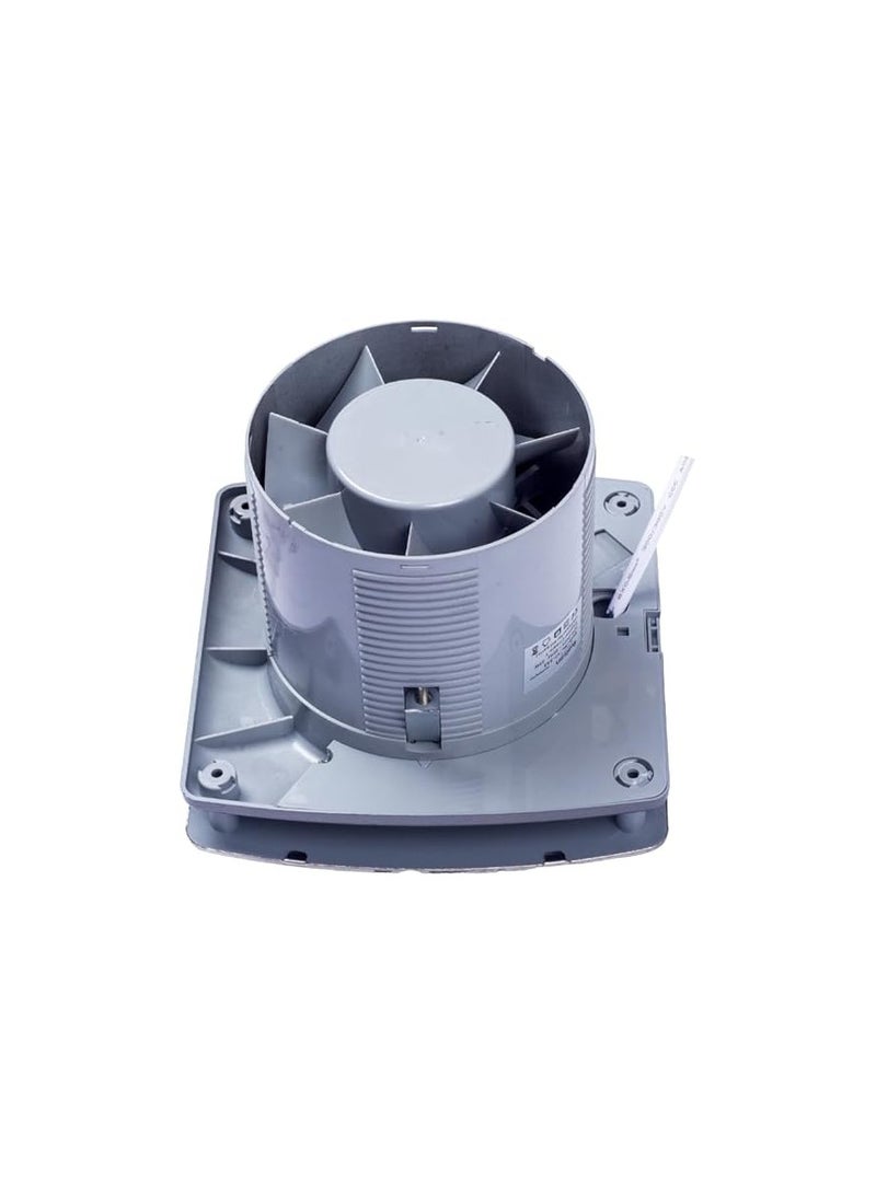 5" (120mm) 12cm Bathroom Exhaust Fan & Extractor - Effective Ventilation & Compact Design Silver - Image 4