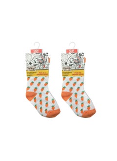 Warner Bug Bunny Sock, Printed, 12 - 24 Months, Set Of 6
