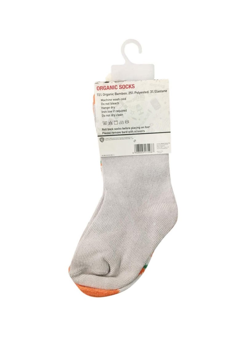 Warner Bros - Warner Bug Bunny Sock, Printed, 12 - 24 Months, Set Of 6 - Image 1