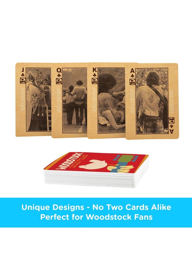 Aquarius Woodstock Playing Cards - Woodstock Themed Deck Of Cards For Your Favorite Card Games - Officially Licensed Woodstock Merchandise & Collectible Gift  - Image 3