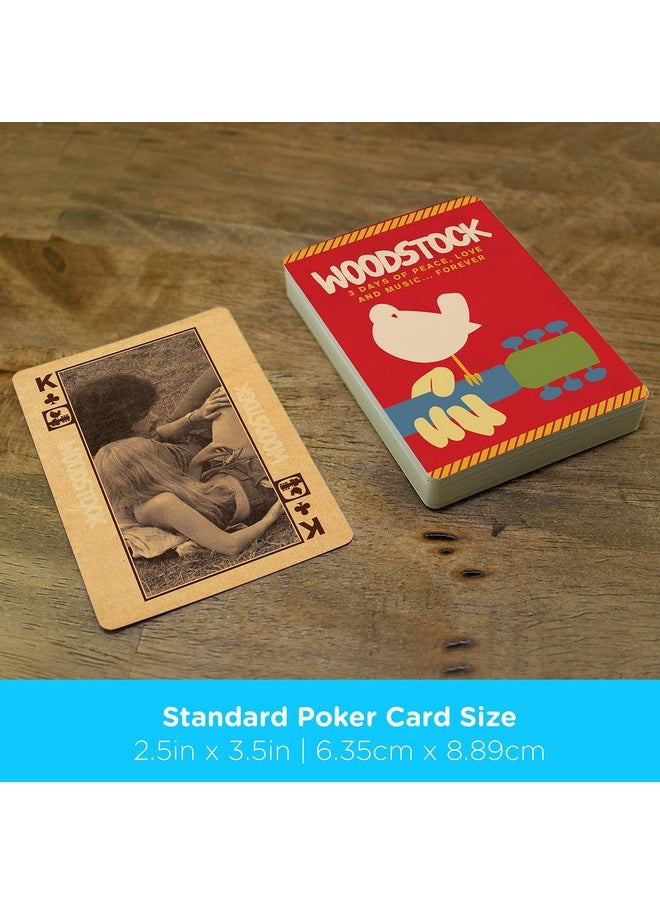 Aquarius Woodstock Playing Cards - Woodstock Themed Deck Of Cards For Your Favorite Card Games - Officially Licensed Woodstock Merchandise & Collectible Gift  - Image 5
