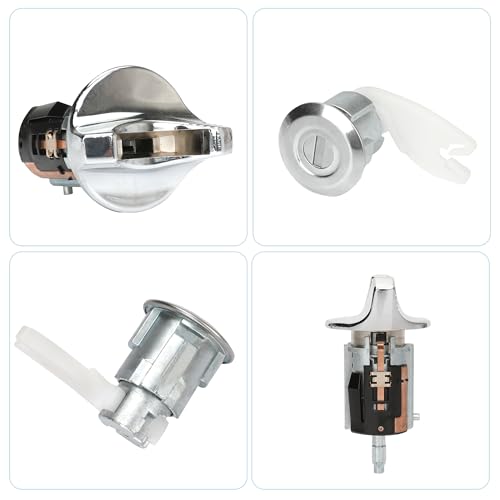 XINRINTONG Door Lock Cylinders Set & Ignition Switch with Keys, for Ford F150/F250/F350 Pickup 1992-1995,Bronco 1992-1995, E150/250/350 Van 1992-1995, Ranger 1995, Replace Part Number C-42-150 DP-42-122 - Image 5