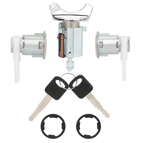 XINRINTONG Door Lock Cylinders Set & Ignition Switch with Keys, for Ford F150/F250/F350 Pickup 1992-1995,Bronco 1992-1995, E150/250/350 Van 1992-1995, Ranger 1995, Replace Part Number C-42-150 DP-42-122 - Image 1