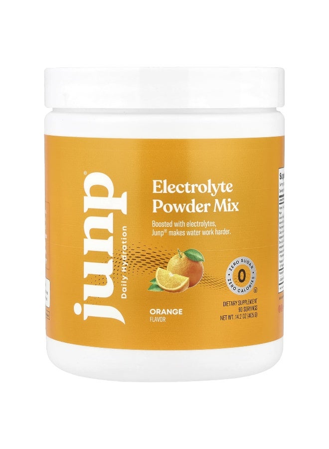 JUNP Hydration, Electrolyte Powder Mix, Orange, 14.2 oz (405 g) (Packaging may vary) - Image 1