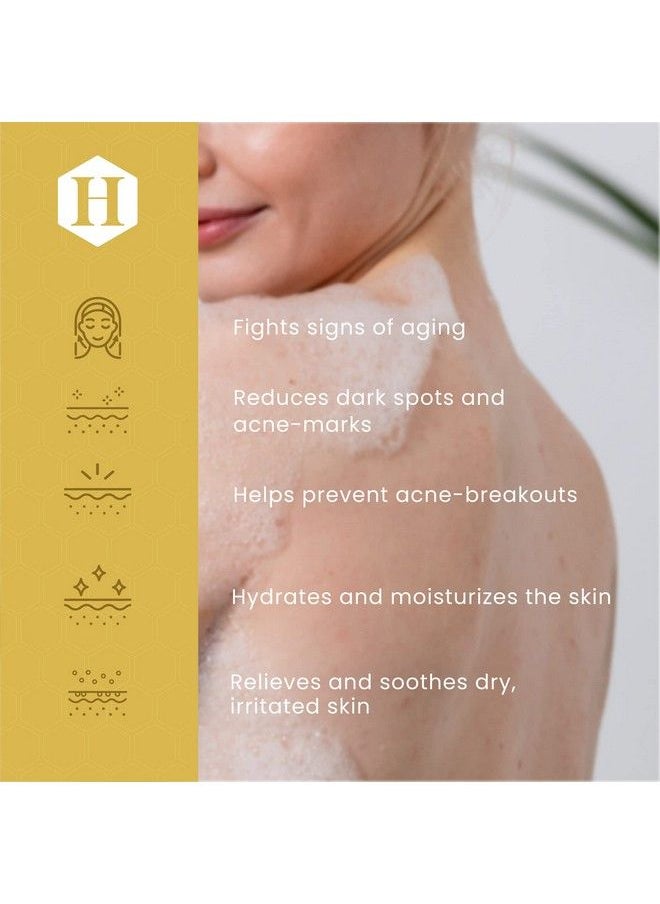 Honeyskin - Face And Body Wash For Women And Men Acne Body Wash Moisturizing For Sensitive Skin Hydrating Facial Cleanser Gentle Exfoliating Wash Sulfate Free Manuka Honey Coconut Oil And Aloe Vera (16Oz) - Image 1