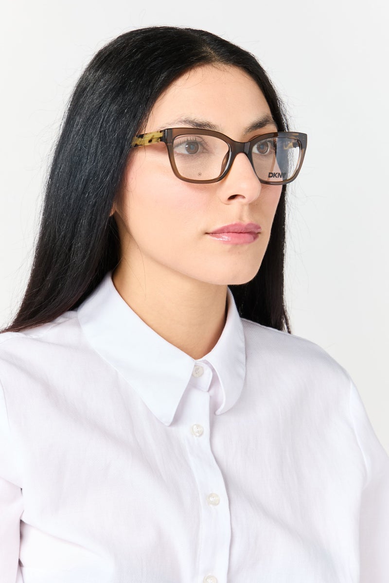 DKNY نظارات نسائية مربعة DK5068، بني - Image 2