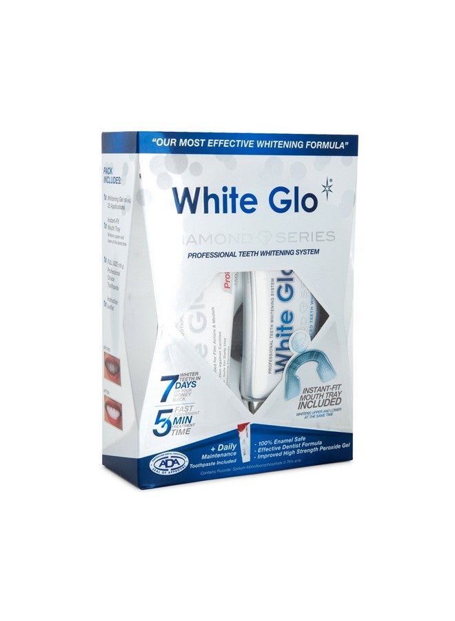 White Glo Diamond Series Advanced Whitening System With Bonus Whitening Toothpaste 35 Count - Image 4