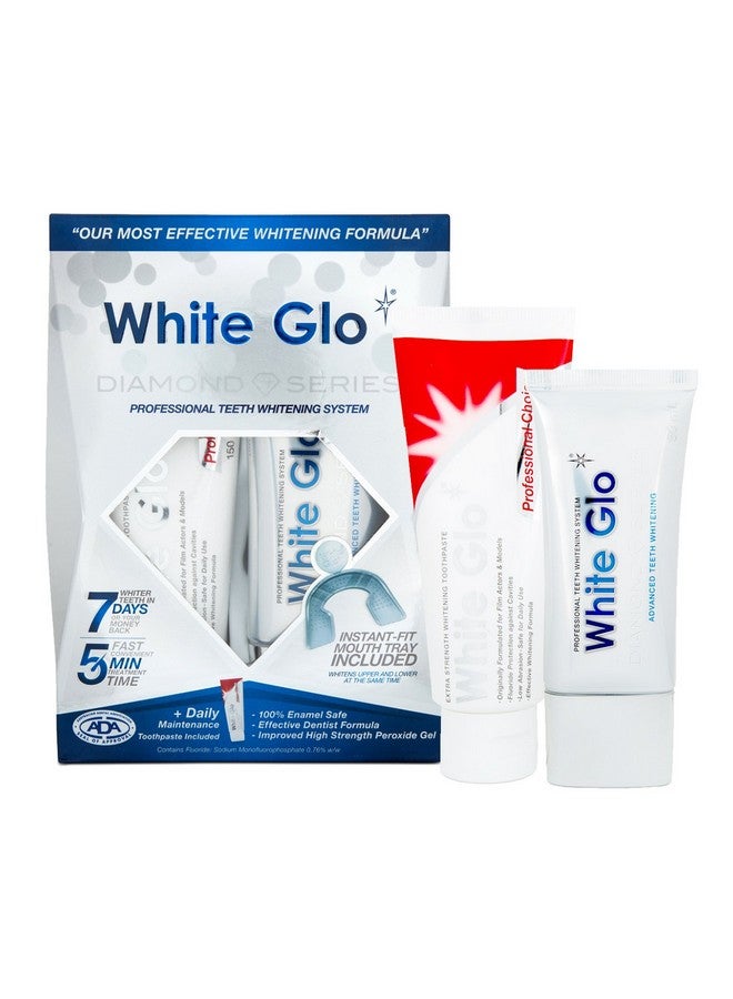 White Glo Diamond Series Advanced Whitening System With Bonus Whitening Toothpaste 35 Count - Image 1