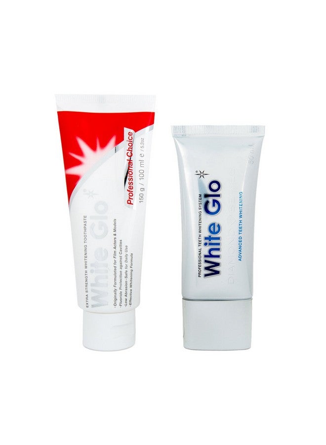 White Glo Diamond Series Advanced Whitening System With Bonus Whitening Toothpaste 35 Count - Image 3