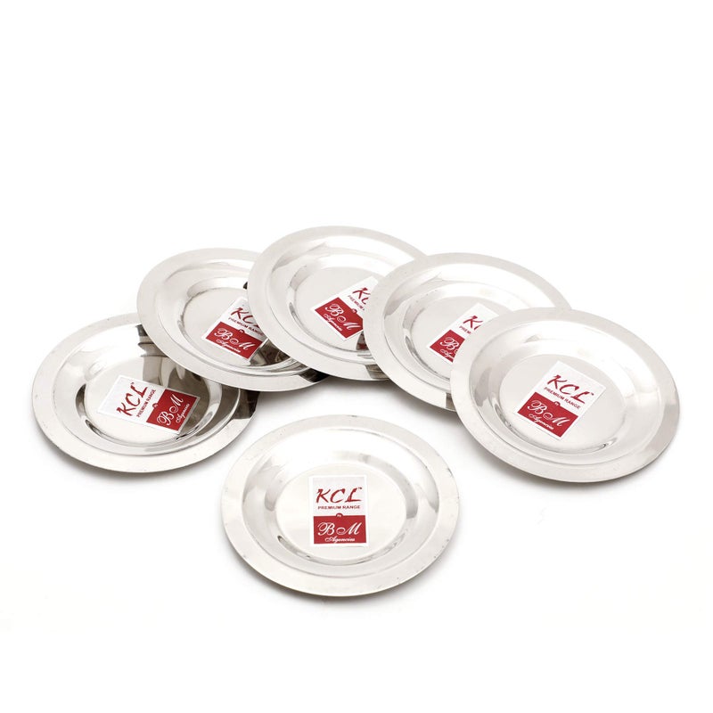 KCL Stainless Steel - Multipurpose Lid Set | Round Shape Heavy Gauge Ciba Set For Home & Office Use | Suitable For Cups, Glasses, Mugs & Tumblers | Set of 6 Lids - Image 5