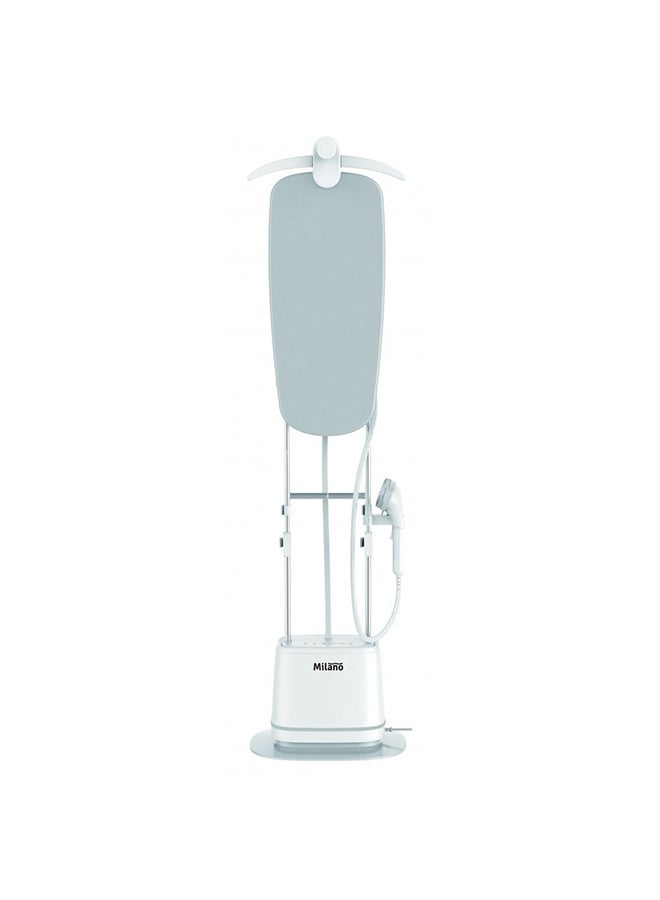 DANUBE HOME Garment Steamer 2400W With Multi-Angle Ironing Board – Powerful Fast Heat-Up Fabric Steamer for Wrinkle Removal, Adjustable Board for Easy Ironing, Ideal Home & Professional Use