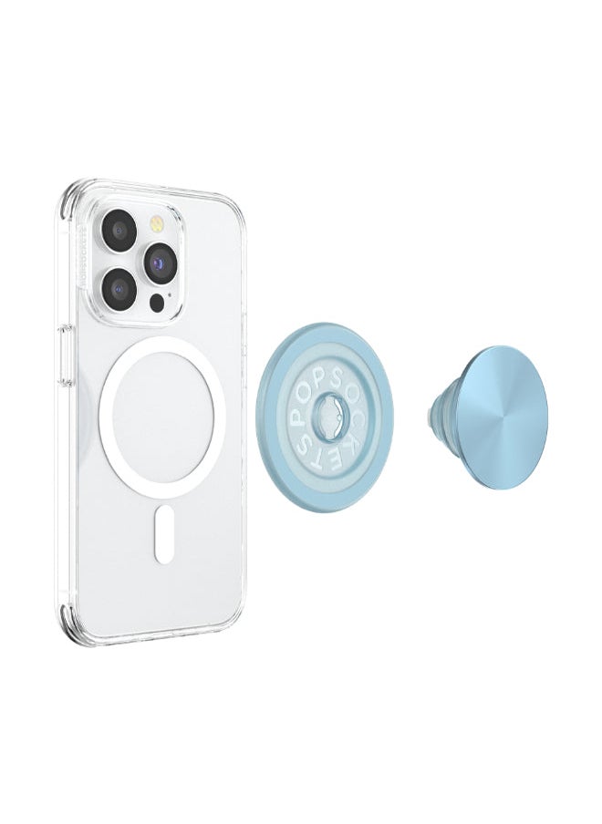 MagSafe PopGrip Metallic | Magnetic Phone Grip & Stand, Strong Magnet, for iPhone 15/14/13/12 & MagSafe Cases, Included Adapter Ring for non-MagSafe Phones & Cases - Blue Sigh - pzsku/Z45C123933E00E90C9D19Z/45/_/1723207448/097d0e9f-b1c5-46f6-b2b7-e835034243f9