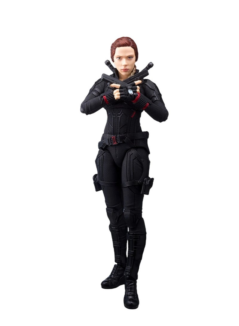 عام النهائي معركة الأرملة السوداء سكارليت المنقولة دمية نموذج الديكور سطح المكتب الديكور لعبة هدية للعائلة والأصدقاء - Image 3