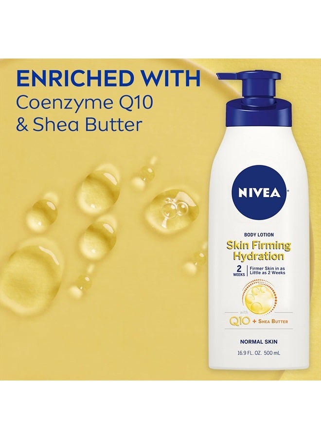Nivea لوشن الجسم المشدود مع Q10 وزبدة الشيا، لوشن مشدود، لوشن مرطب بزبدة الشيا، 16.9 أونصة سائلة زجاجة مضخة - Image 4