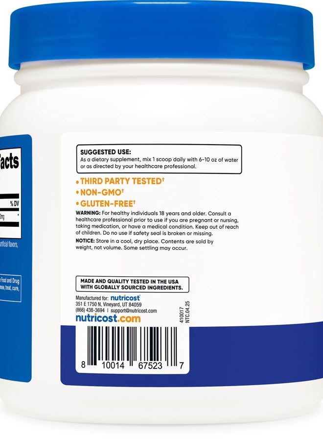 Nutricost مسحوق الجلوتامين (500 جرام) (التوت الأزرق) - Image 4