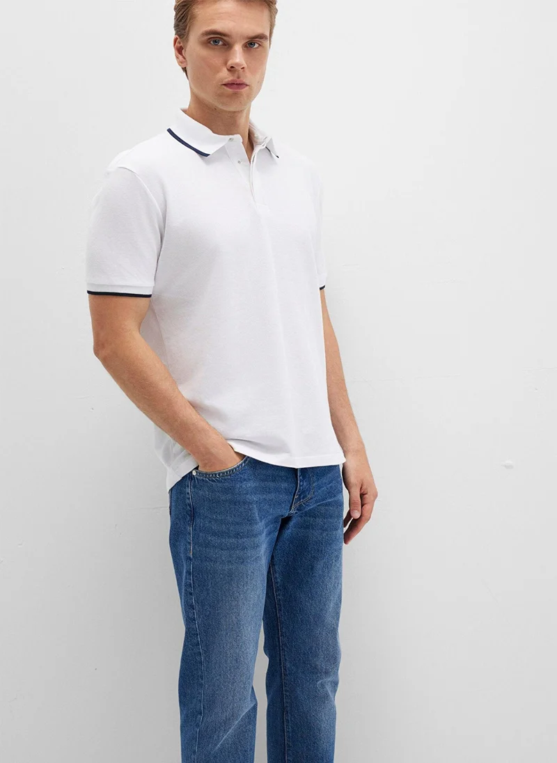 مافي White Polo T-Shirt